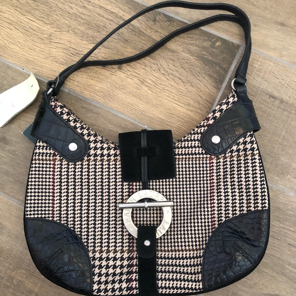 Ralph Lauren plaid purse